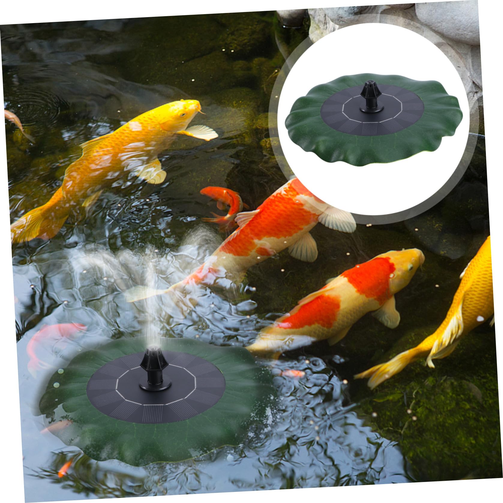Pompa ad Acqua Solare a Forma di Foglia di Loto per Decorazione da Giardino, Funzionamento Automatico, Efficiente, Materiale Plastico, Versione As180-0814b