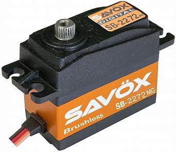 Savox SB-2272MG Lightning Speed Brushless Metal Gear Standard Digital Servo High Voltage