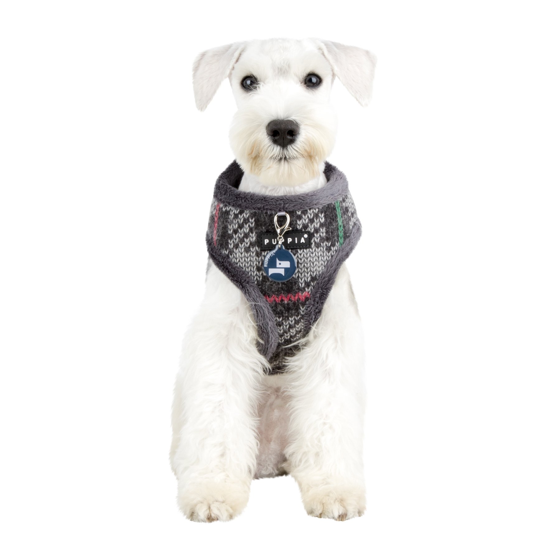 Puppia Eldric Harness-A for Pets Mélange Grey, Small - Image 3