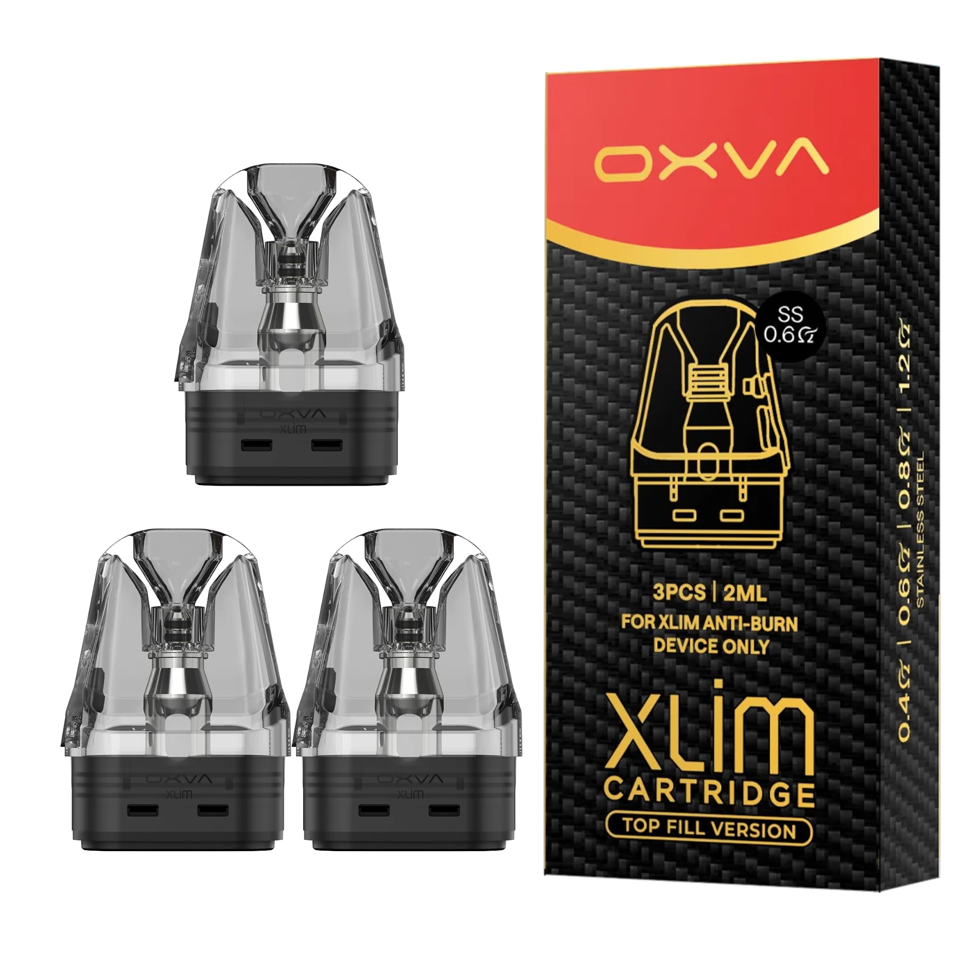 oxva dna fill pod error OXVA Xlim DNA Pods 0.6 - Oxva Xlim Pods Stainless Steel Mesh Coil, Top Fill  Cartridge for Xlim Pro 2 DNA Kit Anti Burn Device Only, 2ml No Nicotine