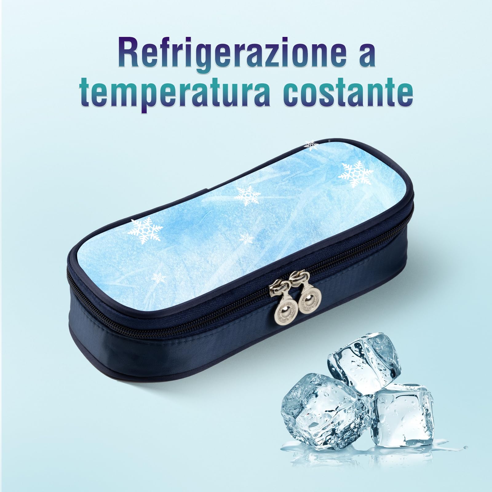 Borsa Termica ALLCAMP Per Insulina E Medicinali - Con Gel Freddo, 23x12x7 Cm, Ideale Per Diabetici - Foto 13