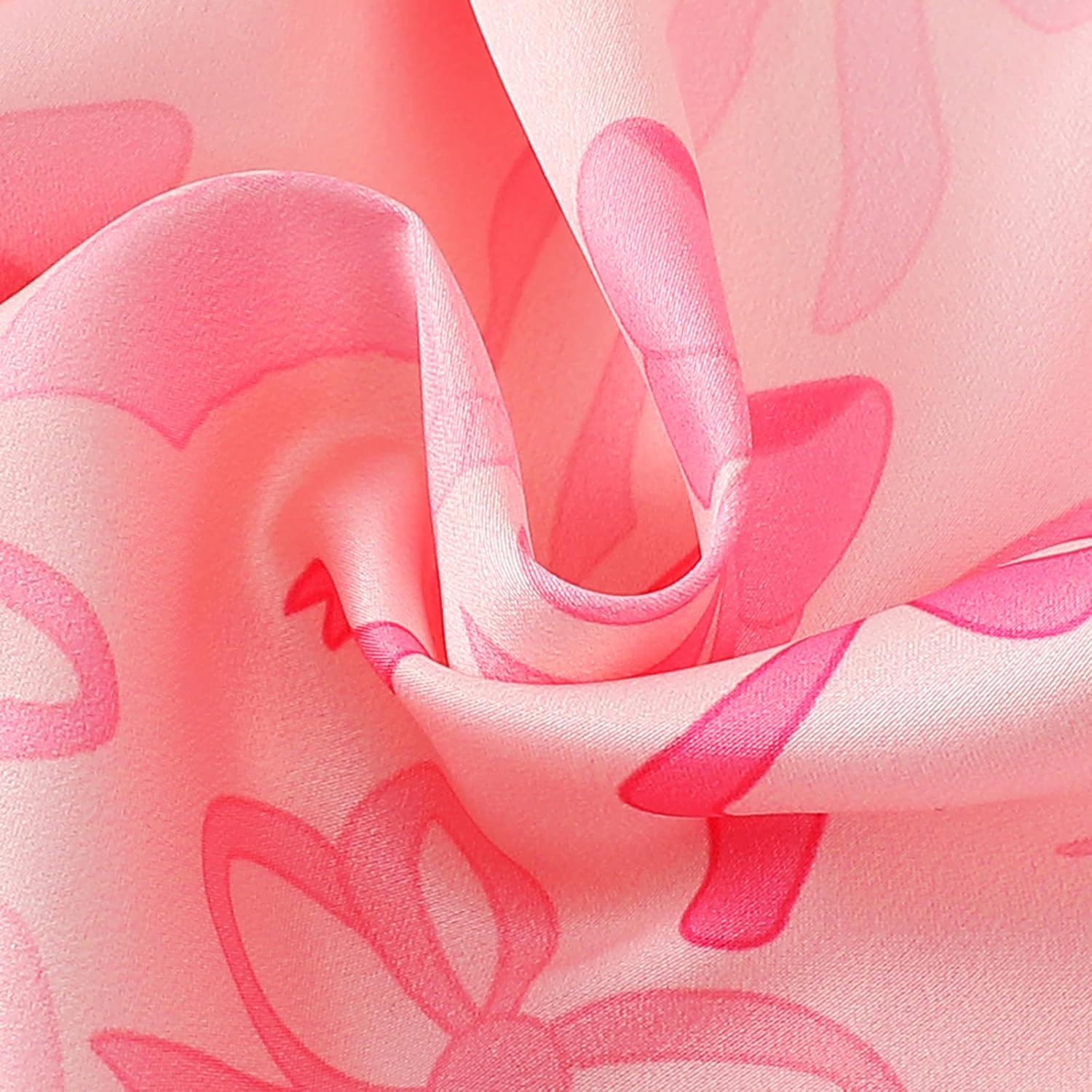 Toddler Baby Girl Satin Pajamas Set Fuzzy Trim Button Down Sleep Shirt Top Pants Bottoms Sleepwear Loungewear Set - Image 8