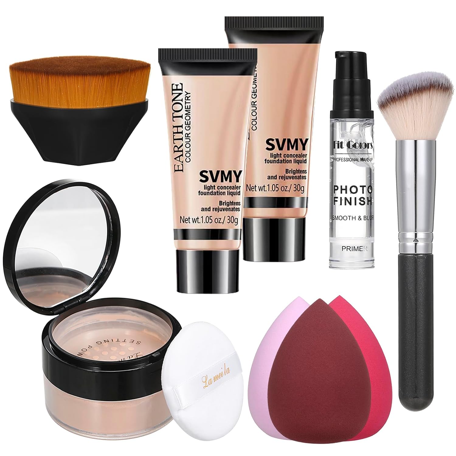 Foundation Set Natural Foundation Foundation Full Coverage