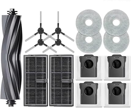 Dreame L10s Ultra Gen 2, L30s Ultra Spare Parts for Main Roller Side Brush HEPA Filter Mop Cloth Dust Bag Accessories