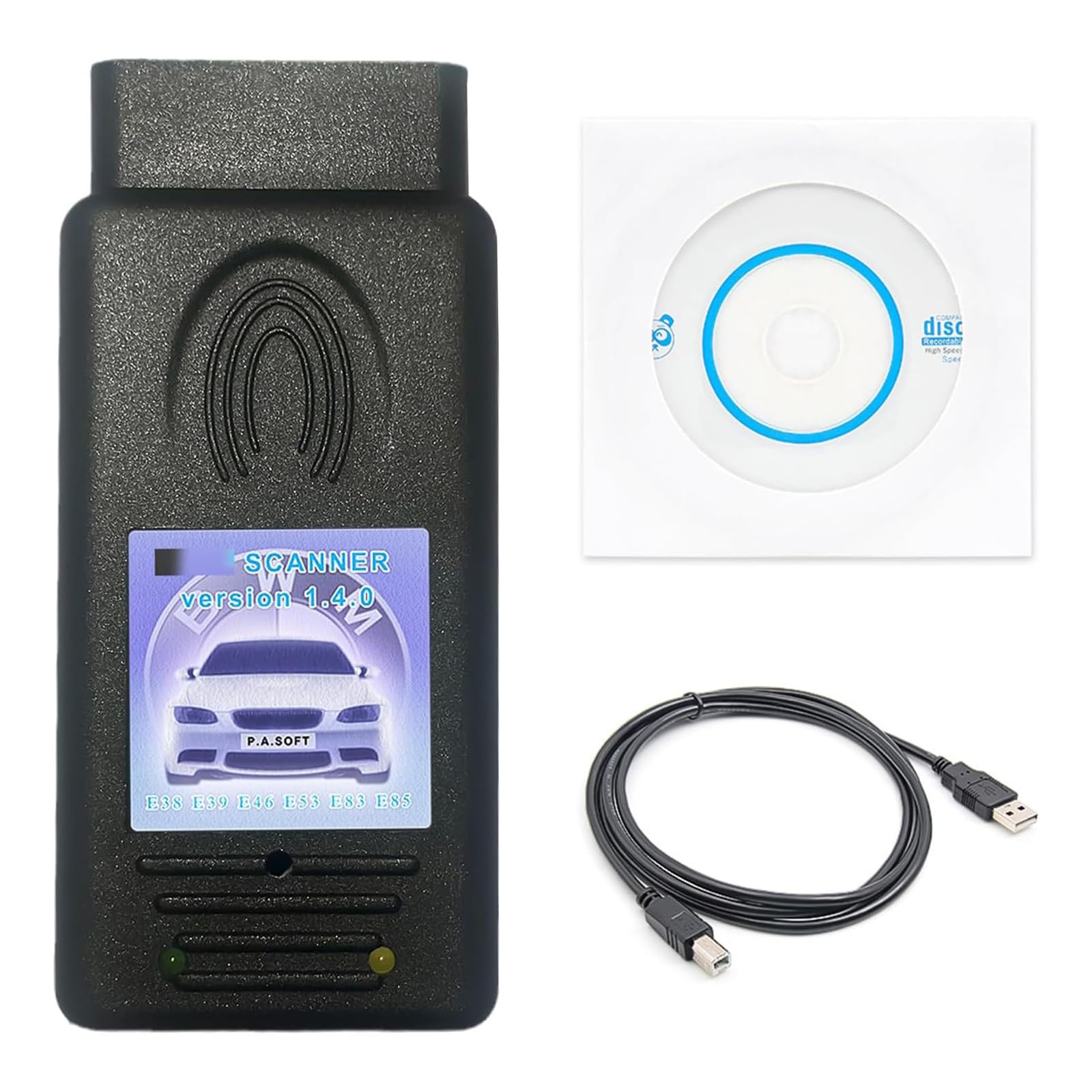 per BMW Scanner 1.4.0 Programmatore Eeprom Lettore di Codici Funziona per Veicoli BMW E46,E38,E39,E53,E83,E85 Adatto per Strumento di Programmazione ECU OBD2 Scanner Strumento Diagnostico