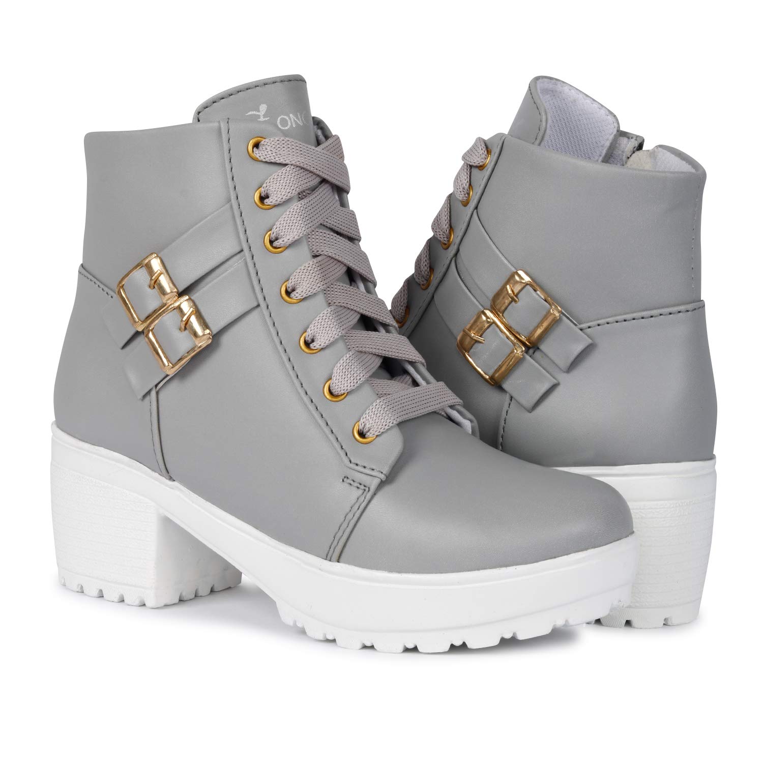 Women Fashion Casual Boot High Ankle Heel for Girls Boot