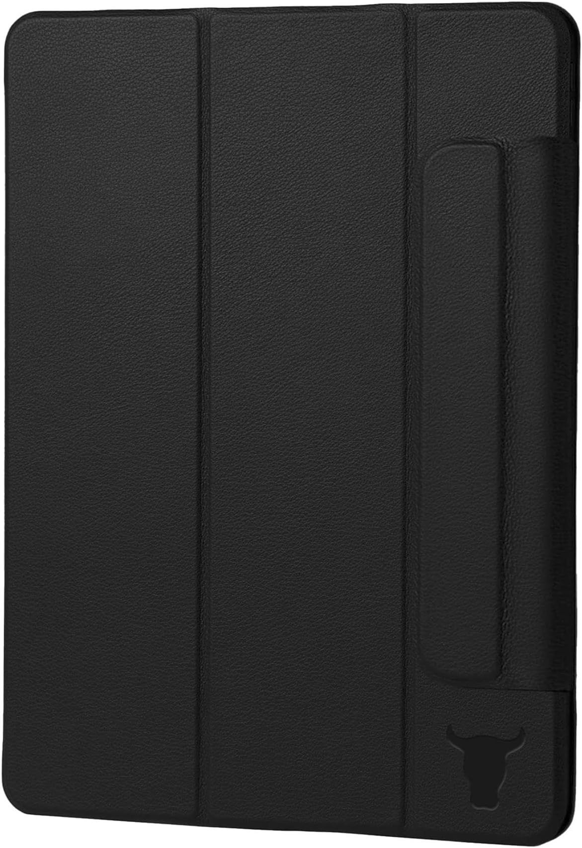 TORRO Smart Phone Folio for iPad Mini 7/6 - Leather iPad Mini 7th Generation/6th Generation (2024/2021) Smart Case with Magnetic Cover with Auto Wake/Sleep/Stand (Black)