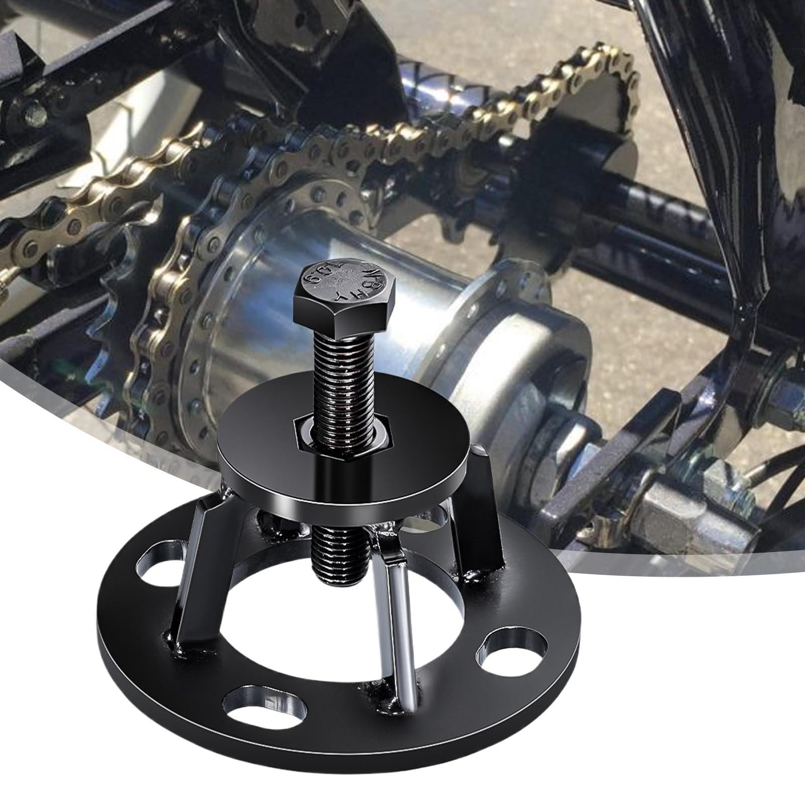 Estrattore Tamburo Freno 13x6cm Utensile Rimozione Multifunzionale per Moto Triciclo Elettrico