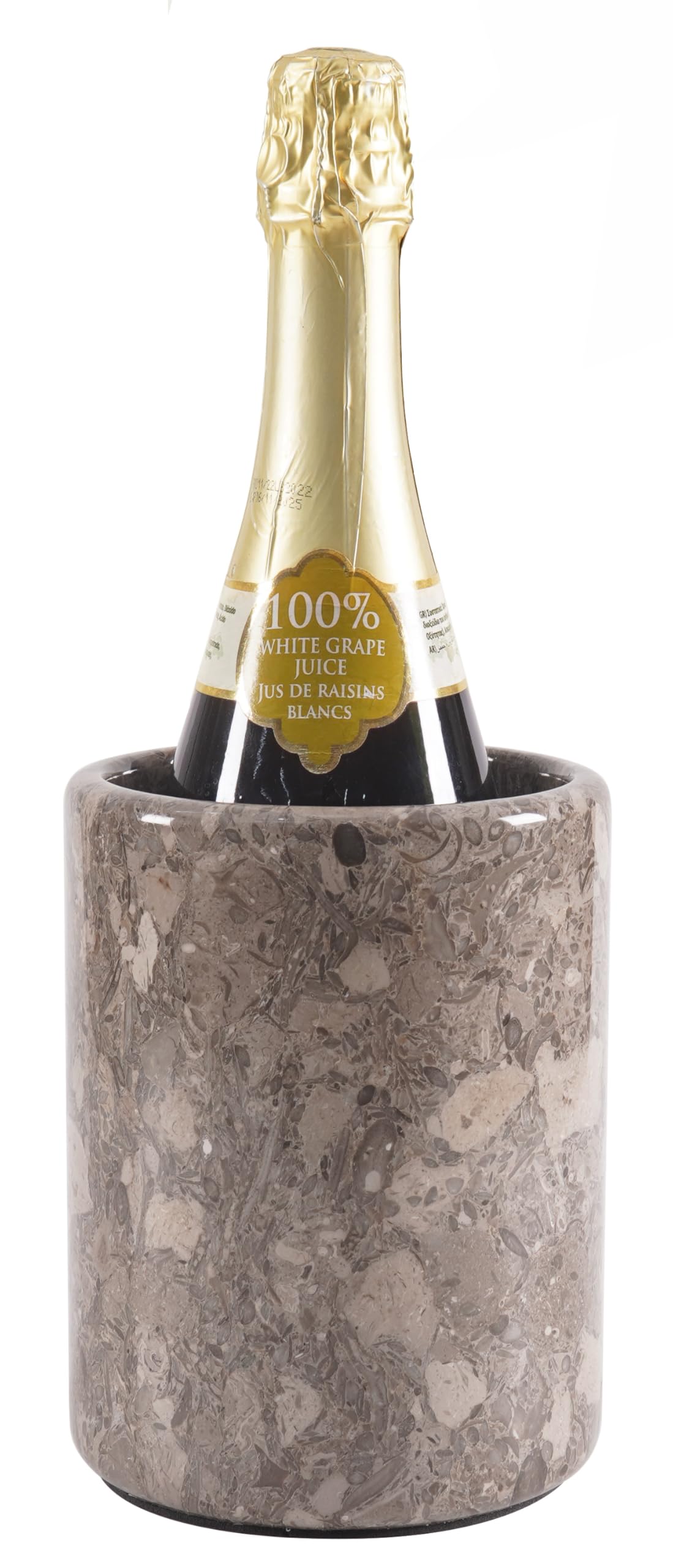 Radicaln Marble Wine Cooler Verona 6.5", Handmade Insulated Chiller for Champagne Wine & Beverages