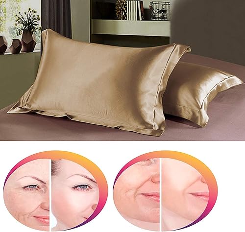 Miniatura 2 de Funda de almohada con infusión de cobre para líneas finasreducción de arrugas y suavizado del cabello, hecha de 100% fibra de óxido de cobre,