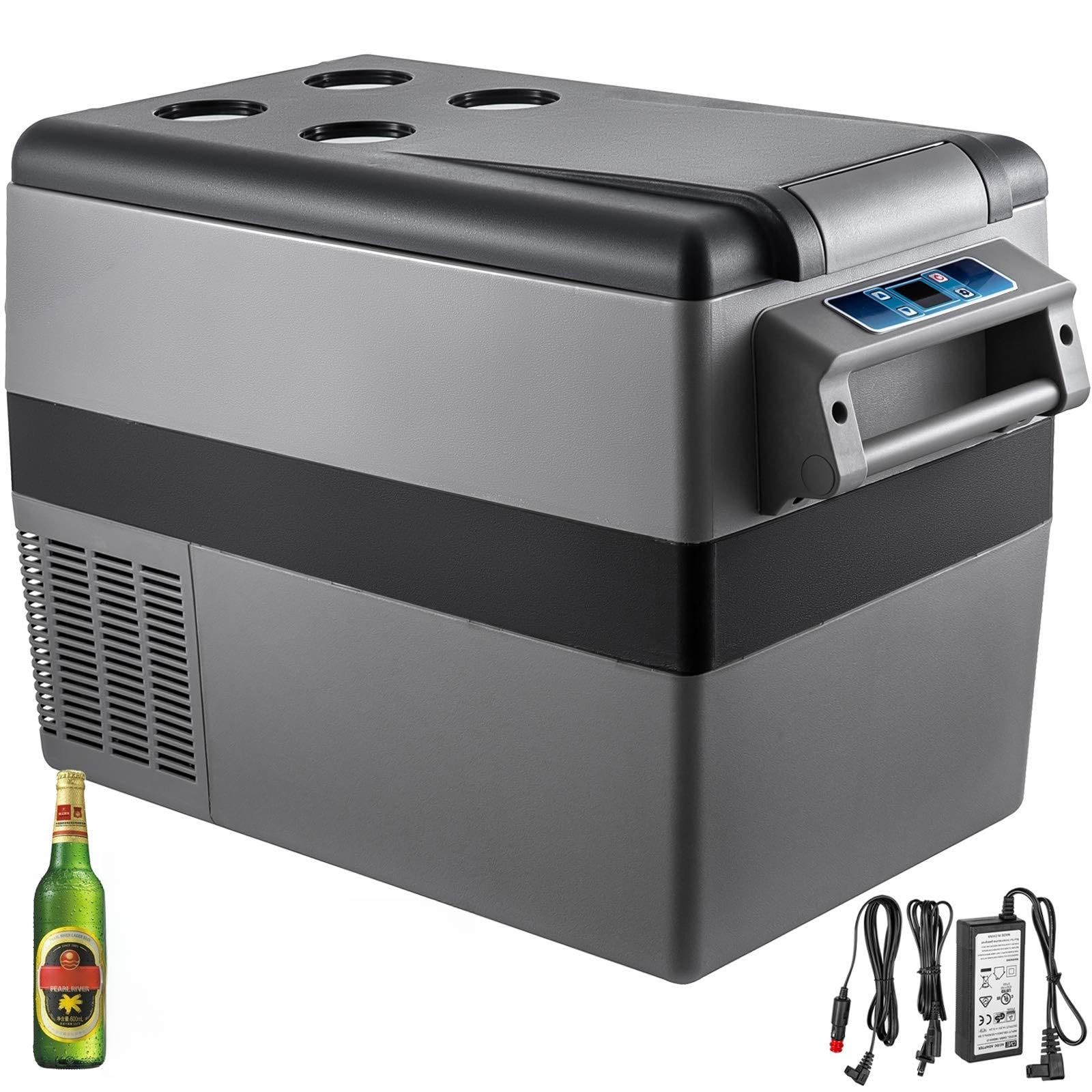 VEVOR Frigorifero Portatile 45 L frigo portatile elettrico Piccolo Frigorifero 45 W Frigorifero per Auto 27 x 14 x 18 Pollici Congelatore Domestico