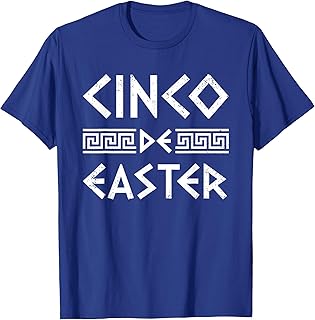 Cinco De Easter Funny Cinco De Mayo Orthodox Greek Easter T-Shirt
