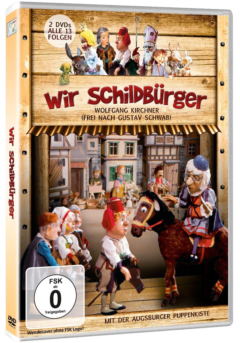 Augsburger Puppenkiste: Wir Schildbürger / Die komplette 13-teilige Kultserie / Klassische Unterhaltung mit liebevoll gestalteten Puppen Theater für Kinder und Familien