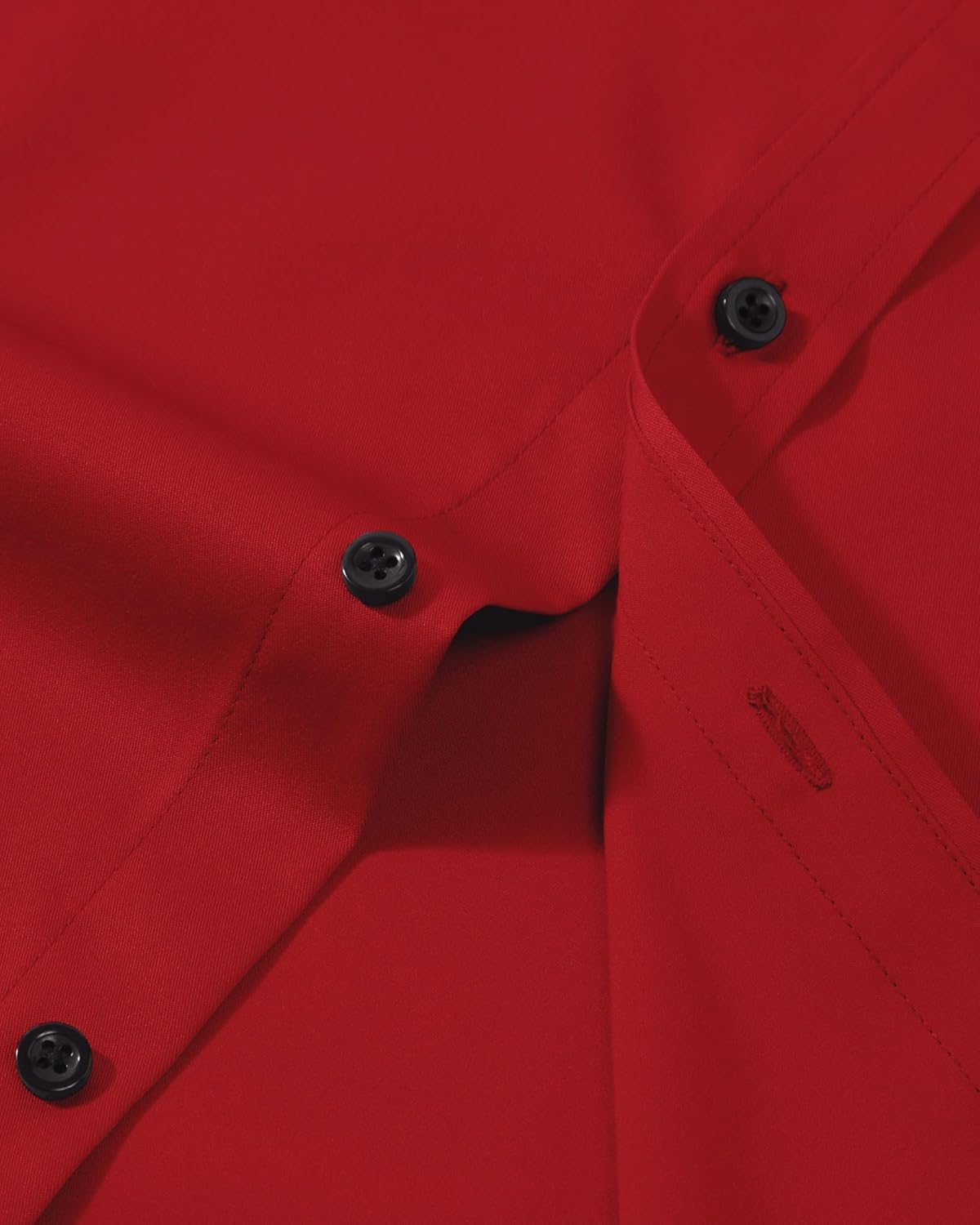 Men's Dress Shirts Long Sleeve Stretch Wrinkle Free Wedding Formal Business Button Down Shirt - Image 4