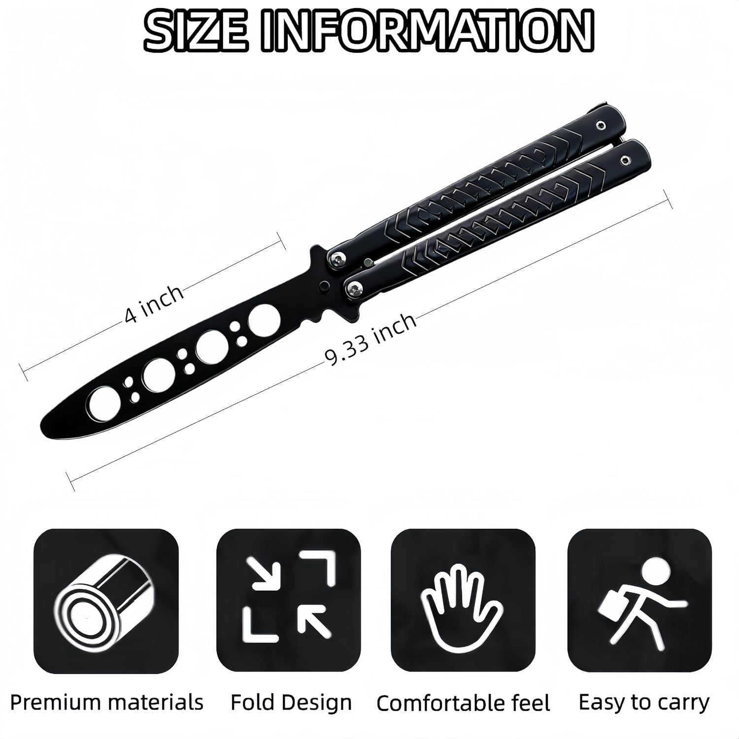 Integrated Forging Bushing System, Stainless Steel Integral Channel Handle, Excellent Grip, Pretty Solid, Best Balance and Inertia, Ideal for Beginners