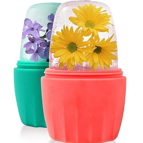 Miniatura 9 de Masajeador facial de silicona con rodillo de hielo, ilumina la piel, reduce la hinchazón, rodillo de hielo reutilizable para cara y ojos, congelador