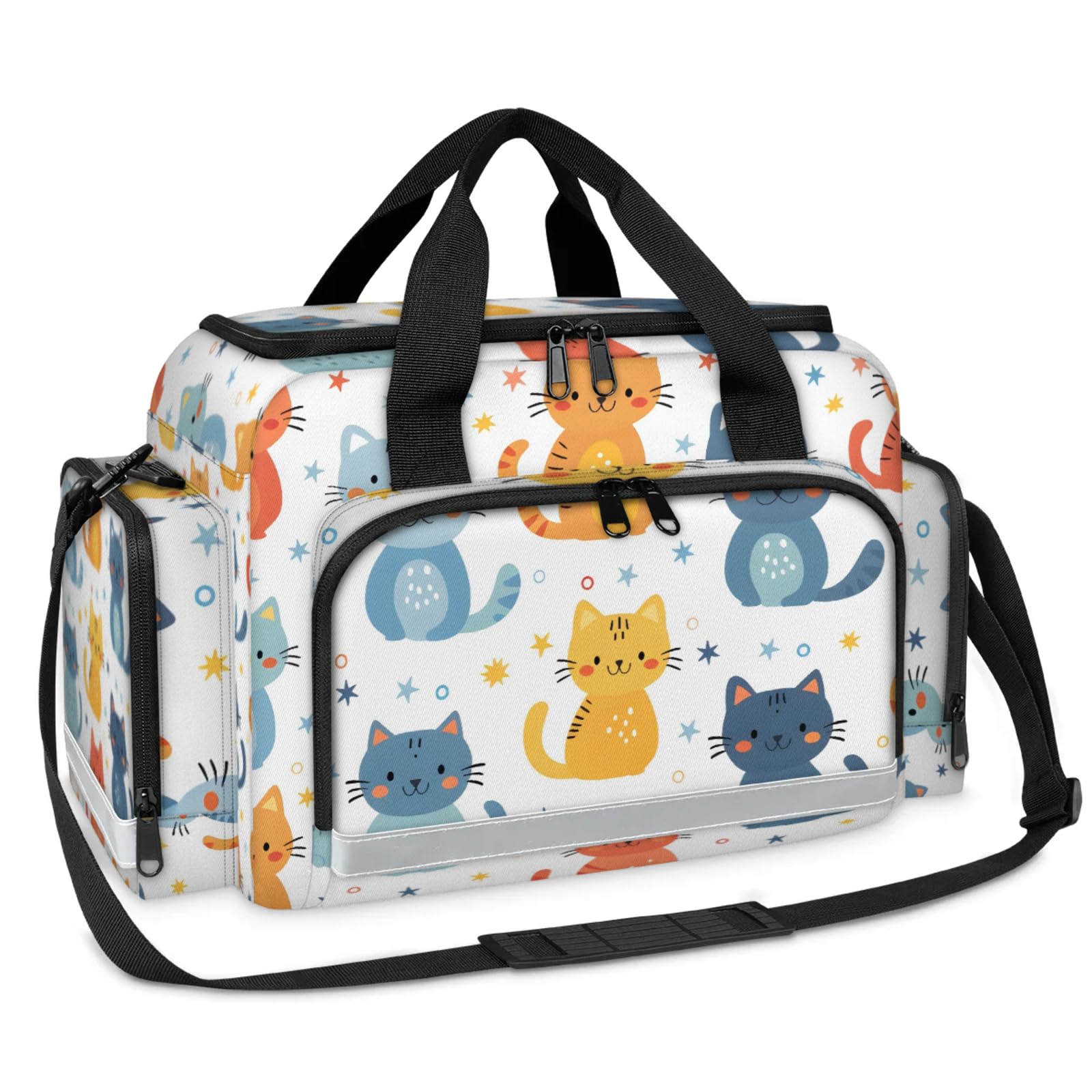 GzLeyigou First Aid Bags Empty, Lazy Cats Emergency Bag First Aid Kit Multiple Compartment Kit Carrier On Call Trauma Bag For Paramedics Emergency Medical Supplies Kit