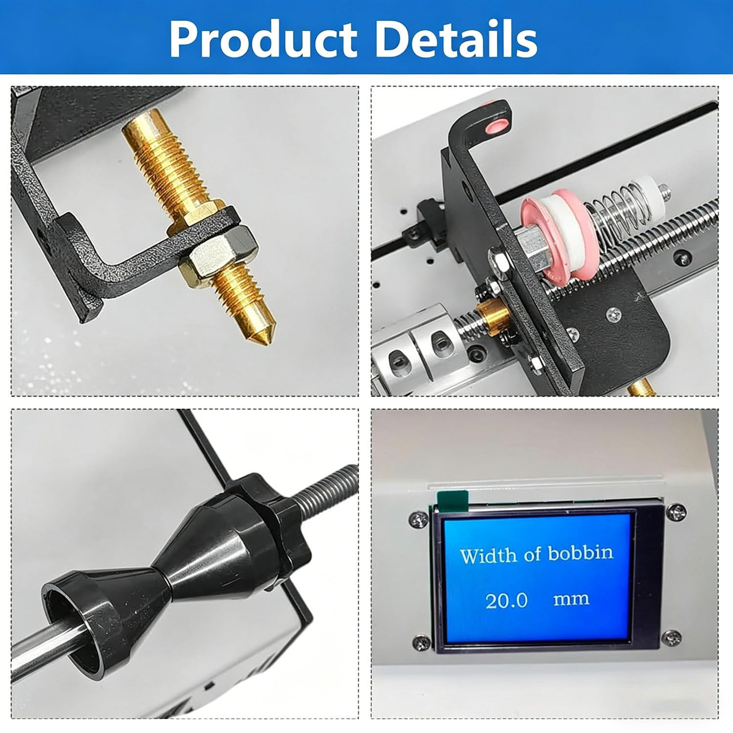 Avvolgitrice Automatica per Amplificatori A Valvole, velocità Massima 900 RPM, Allineamento Filo Integrato, Adatta per Bobine, Spirali, Lenze E Fili di Seta