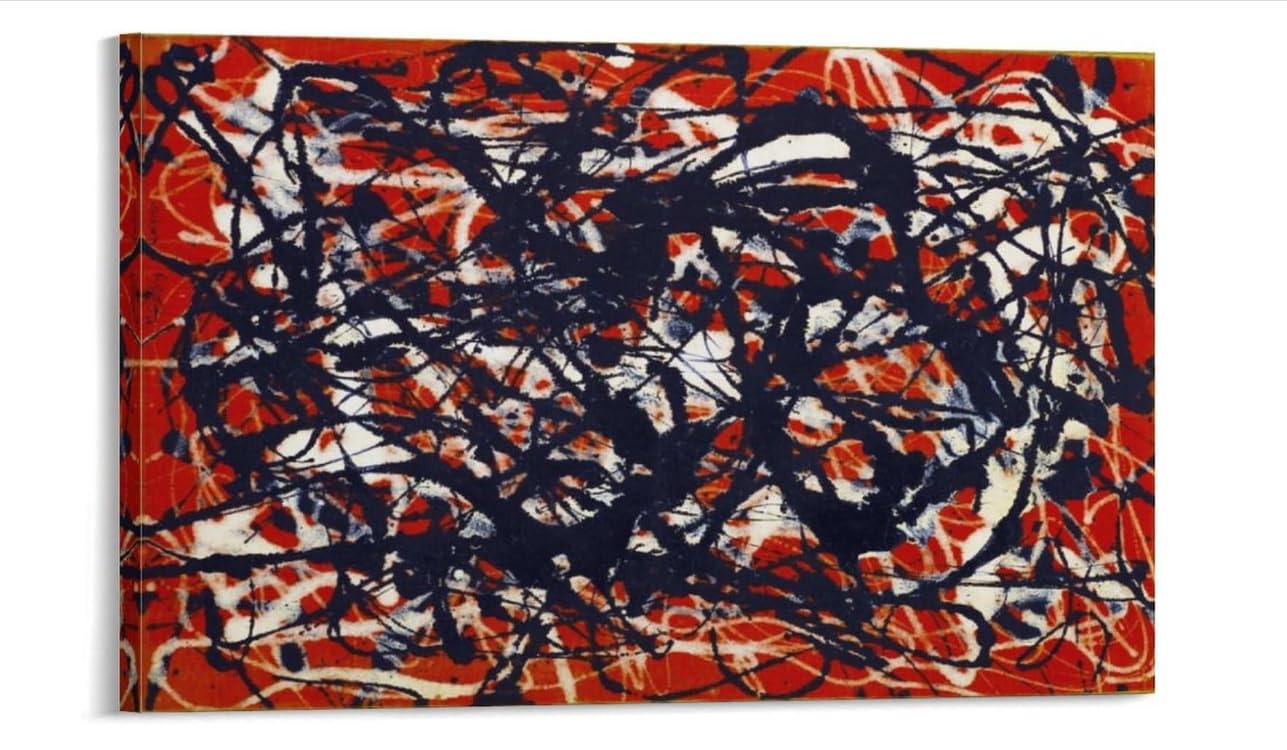 CXLLSDP Impression sur toile d'art abstrait moderne, peinture murale de forme libre, décoration pour salon et chambre, poster mural (40x60cm/cadre intérieur)