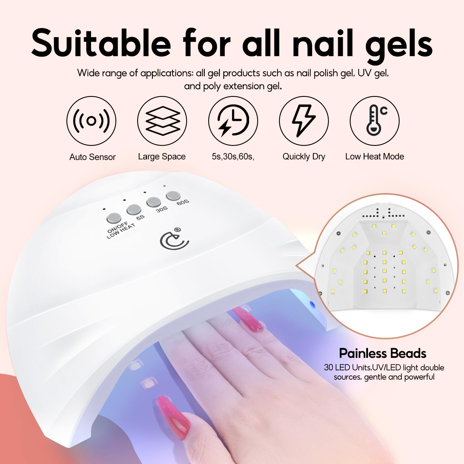 COSCELIA Kit Uñas Semipermanentes 20 Colores Uñas Gel Kit con Lámpara de Uñas, 3 Colores Poly Extensión Gel Uñas, Base Top Mate Coat con 2pcs Glitter Coat Set Kit Manicura Semipermanente