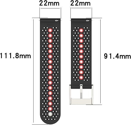 Miniatura 2 de E ECSEM Correas compatibles con Amazfit GTR 4 Pro Edición Limitada, silicona suave, impermeable, ajustable, correa de reloj deportivo de repuesto