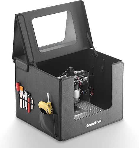Miniatura 2 de Genmitsu Kaba - Caja plegable CNC para máquina CNC, reducción de ruido, a prueba de polvo, con barra de herramientas lateral, para 3018-PRO,