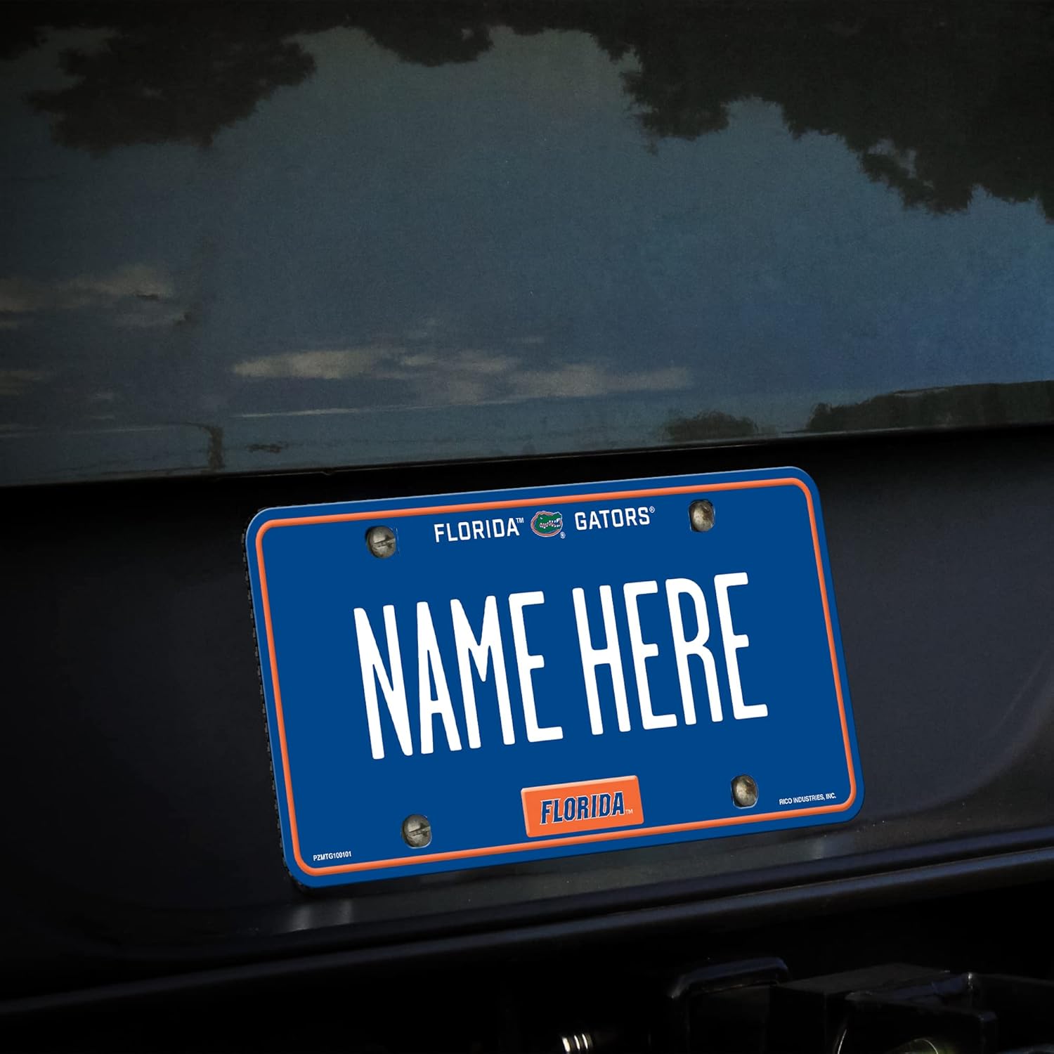 Rico Industries NCAA Teams Standard/Primary Personalized Metal Auto Tag 8.5" x 11" - Great for Truck/Car/SUV - Gift for Men, Women, & Fans