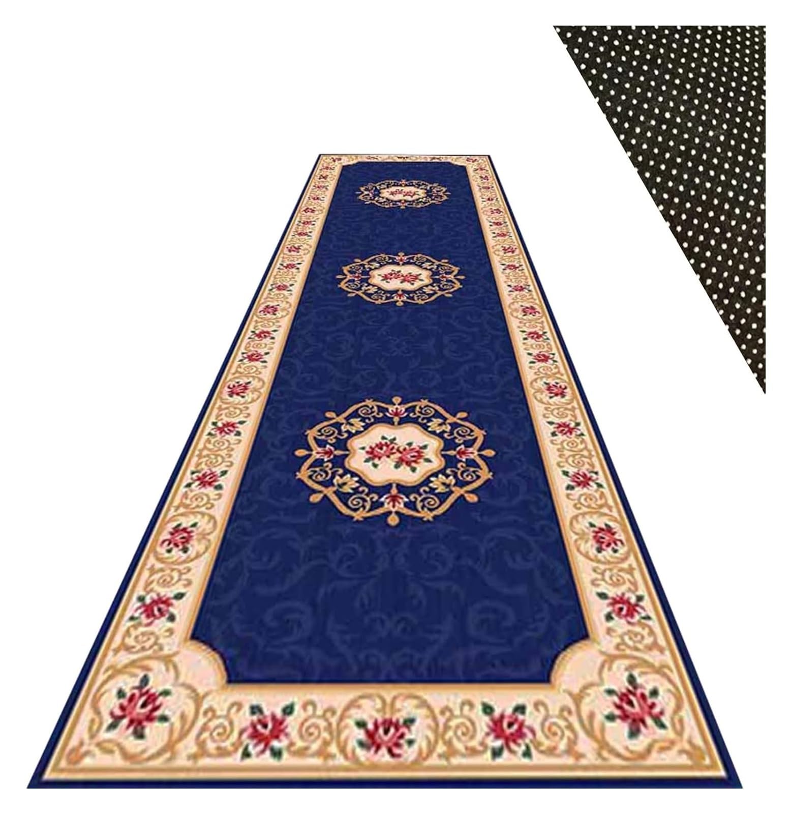 Tapis de Couloir KEuLen 130x600 cm - Tapis Long Résistant Grand Trafic
