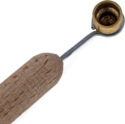 Miniatura 8 de Mango de madera con punta de latón pesado de 0.020 in (pluma de cera caliente)