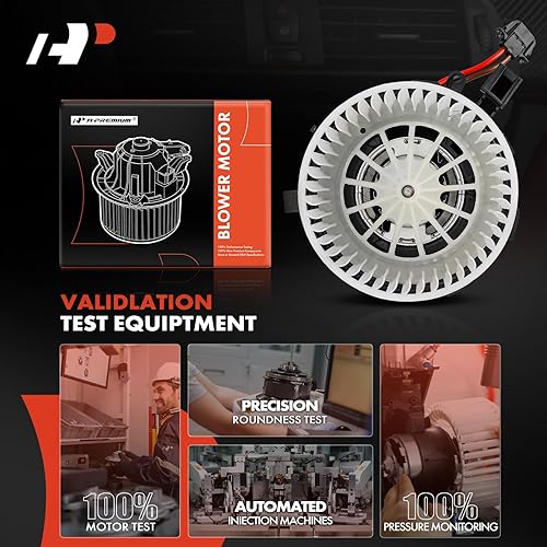 Miniatura 6 de A-Premium Conjunto de motor del soplador de calefactor HVAC delantero compatible con vehículos Audi - A4A4 QuattroS4 2009-2012, A5S5A5 Quattro