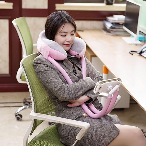 Miniatura 4 de Alomejor Soporte de teléfono para almohada de cuello, comodidad, soporte de teléfono de estabilidad para cama, hogar, viajes, exteriores (ligero)