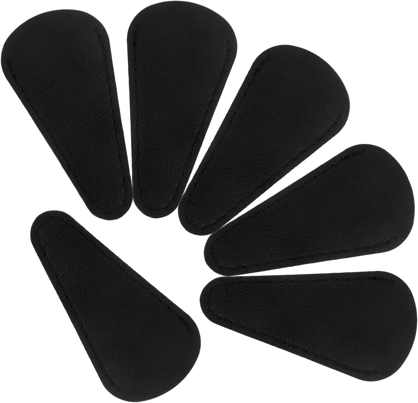 6pcs Pu Leather Portable Scissor Protective Cover