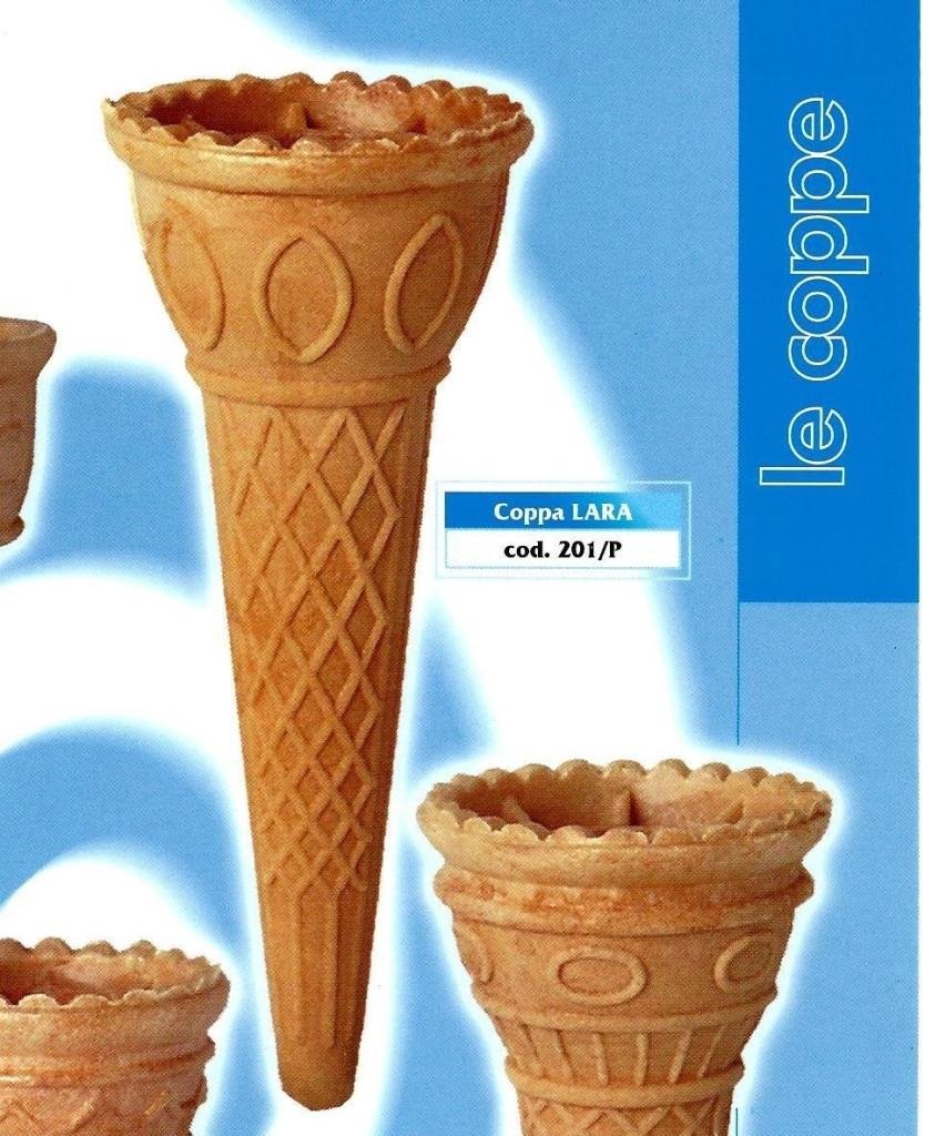 Conos para helado de papel wafer crujiente 385 sztuk idealne do lodów