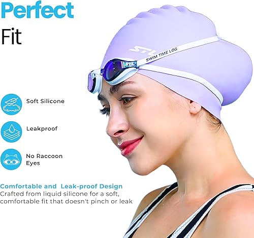 Miniatura 8 de Gafas de natación con espejo, para adultos, gafas de natación competitivas para hombres, mujeres, adolescentes, antiniebla, protección UV