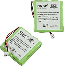 HQRP 2-Pack Phone Battery for FRITZ!FON DECT MT-D / MT-D VOIP DECT / MT-D AVM20002434 / VOIP DECT / 36F6 Cordless Telephone + HQRP Coaster