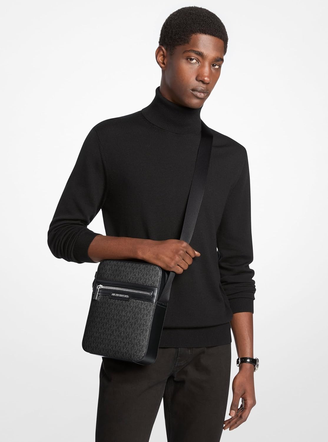 Michael Kors mens Malone Flight Bag - Image 3