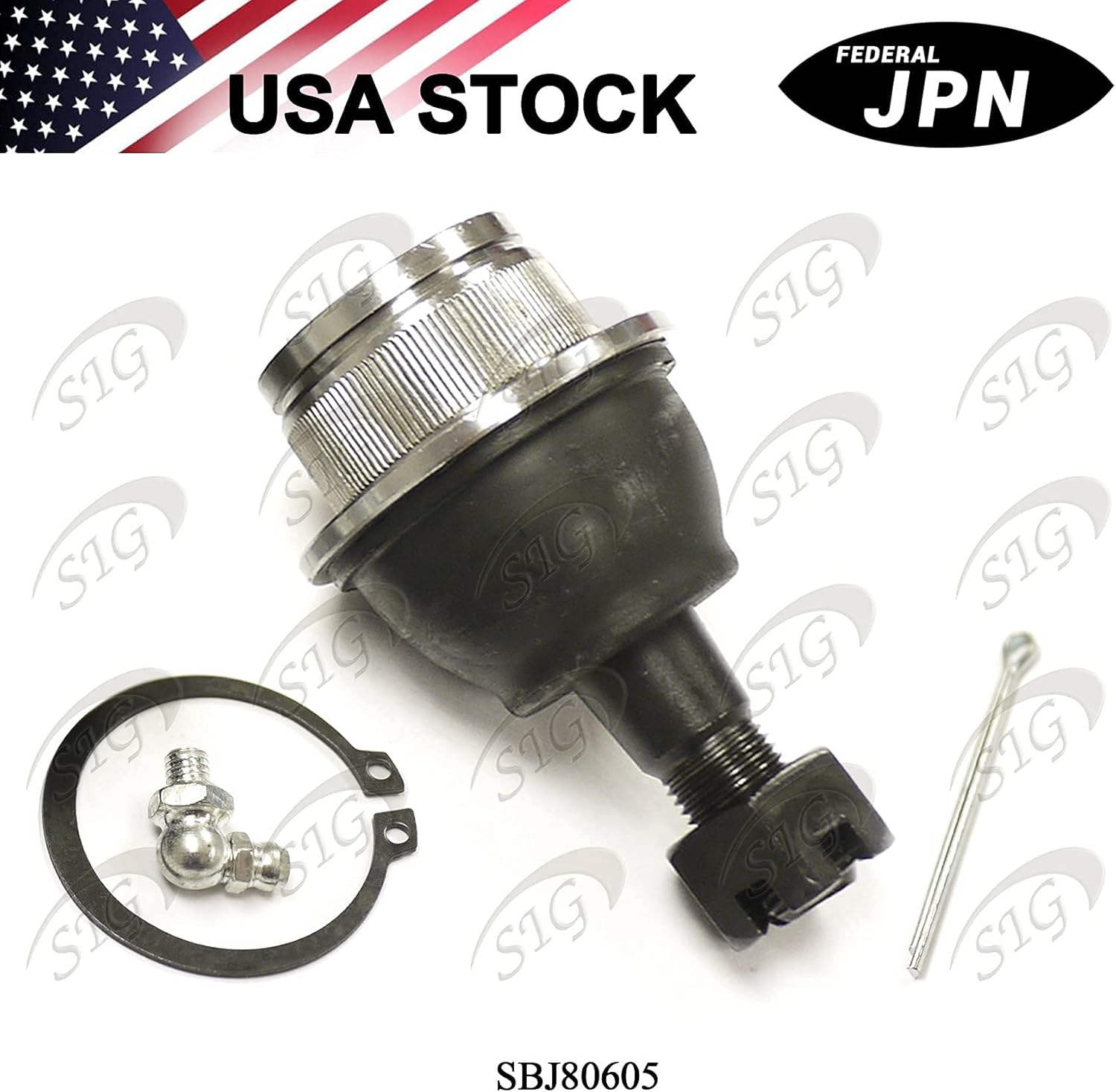 Front Left (Driver Side) or Right (Passenger Side) Lower Ball Joint Compatible with Dodge & Mitsubishi & Ram Model Dakota & Raider (Replacement# 5161685AA, K80605) - SBJ80605