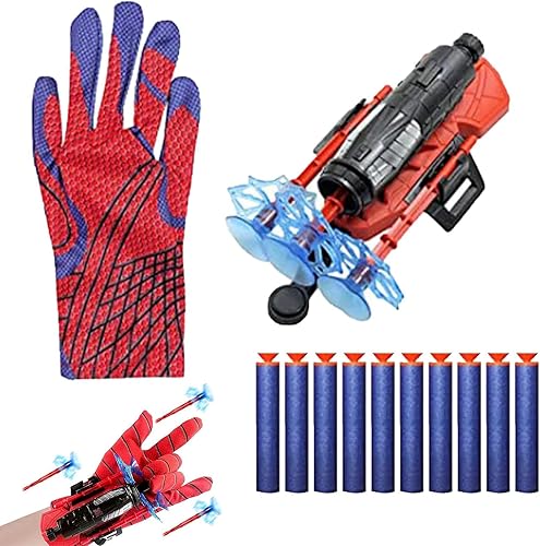 Juego de tirador de arañas, juguete de tirador de arañas PP, juguete de lanzador de araña duradero, juego de disparo al objetivo con gran regalo,