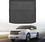 Custom for 2022-2025 2026 Mitsubishi Outlander Cargo Mats Trunk Liner All Weather TPE Protection Mat Accessories (Not for PHEV or Sport Models)