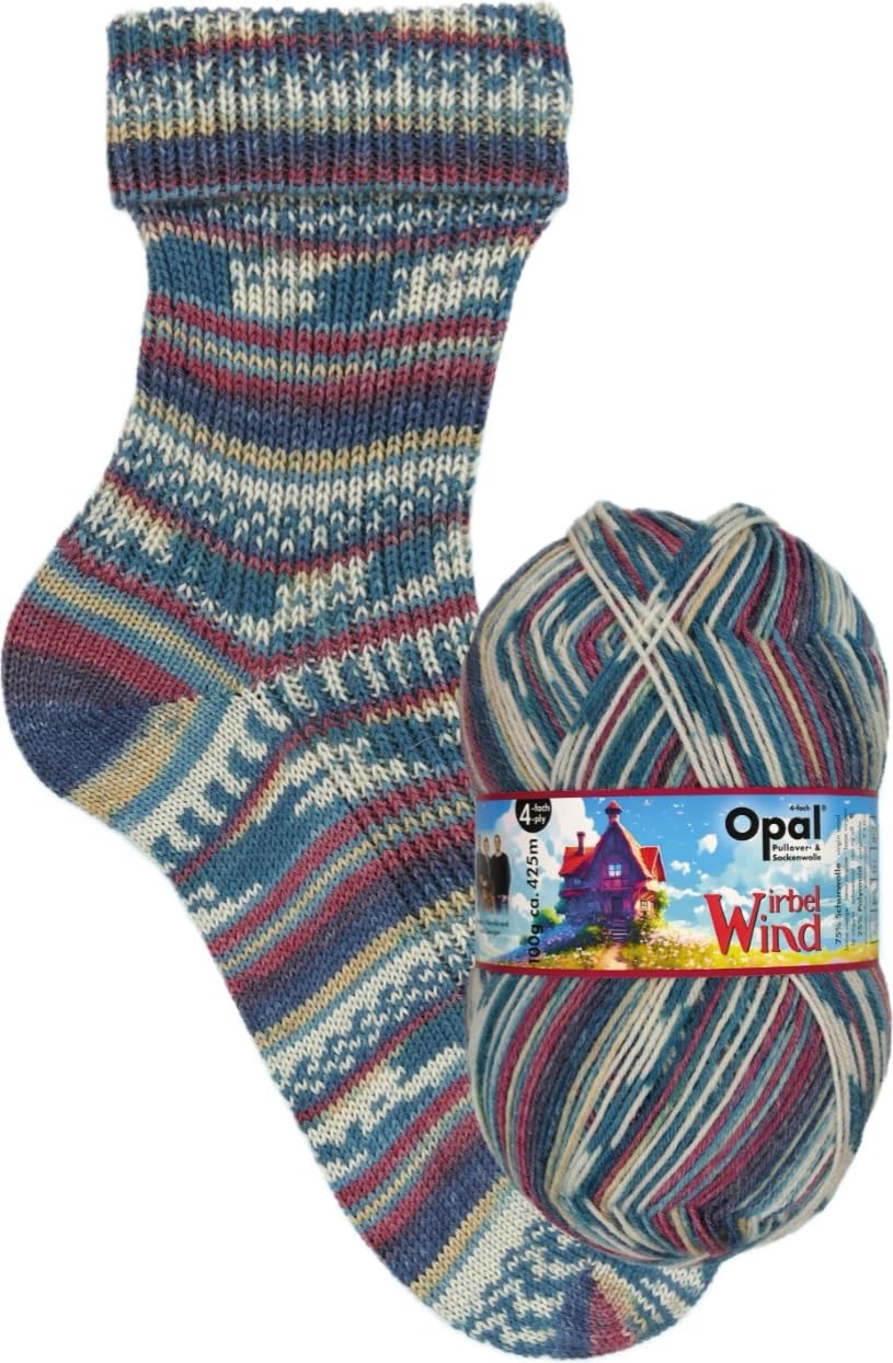 100個 オパール風 いびつパーツ Amazon | 毛糸 ソックヤーン Opal オパール Wirbel Wind（つむじ風