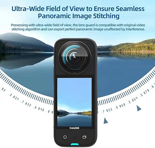 Miniatura 4 de Juego de protector de lente adhesivo de silicona para Insta360 X3 X 3 x 3 accesorios Kit de accesorios antiarañazos película protectora de vidrio