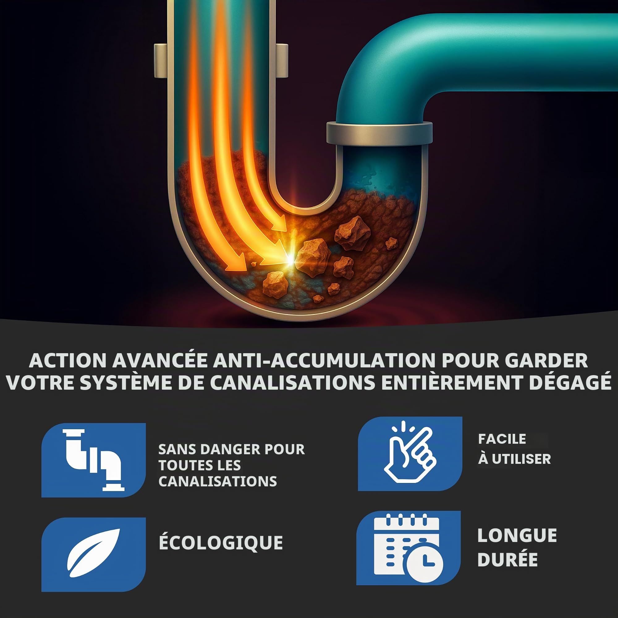 Roebic K67 Déboucheur Canalisation Enzymatique | Produit 100% biologique | 946 ml