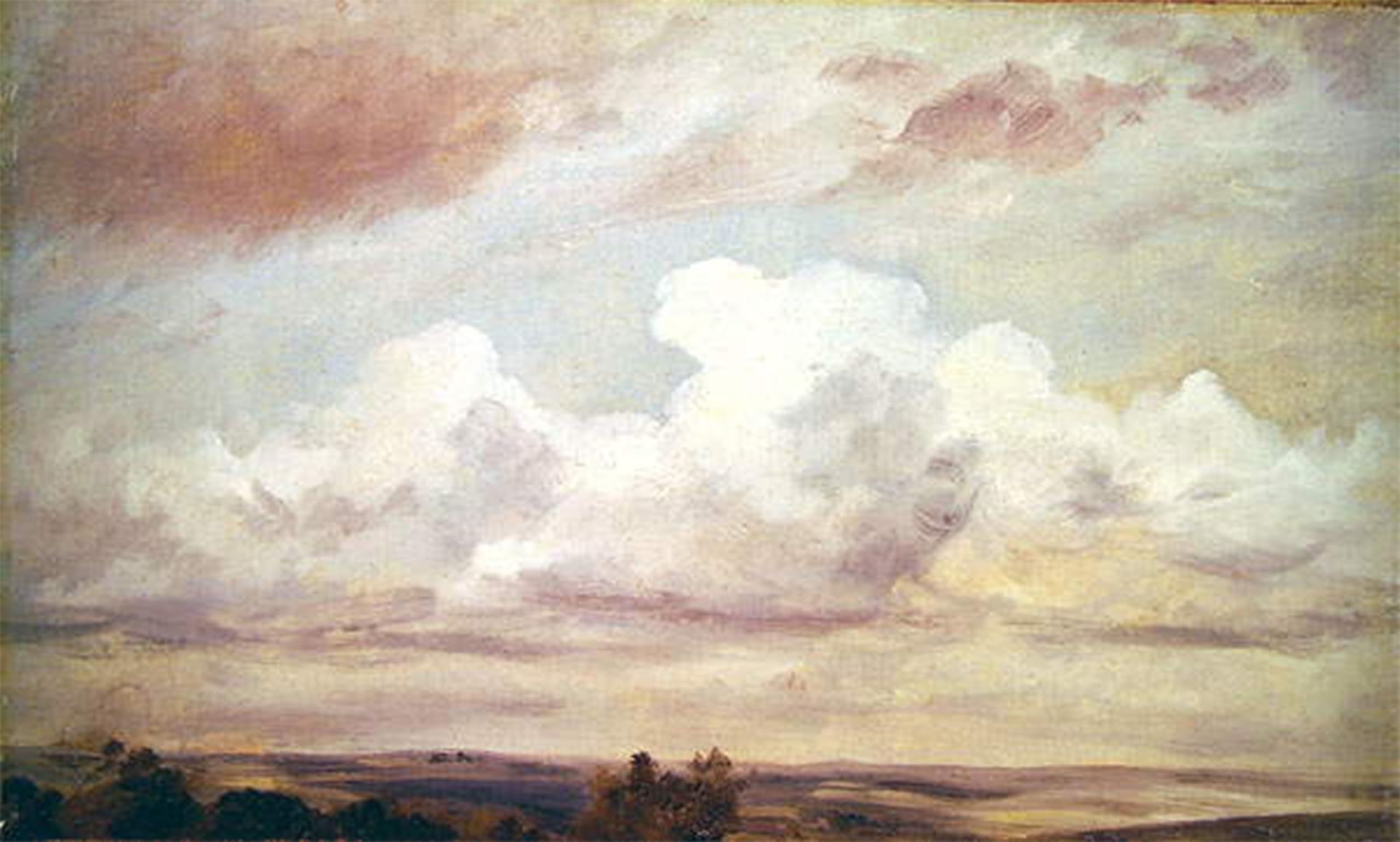 Paysage étendu John Constable poster graffiti pour salon moderne