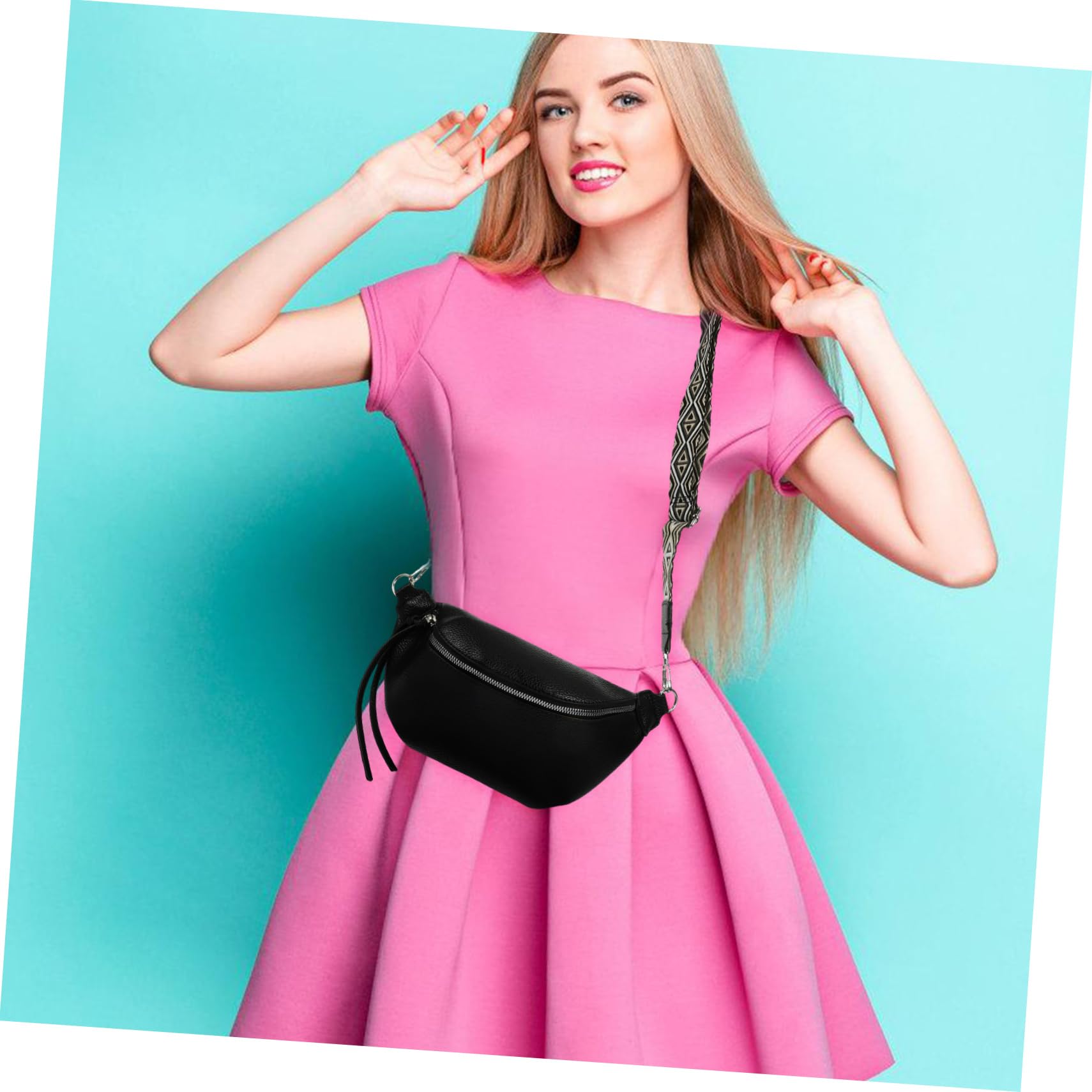 5stücke Crossbody Tasche Damen Verstellbare Sling Brusttasche Große Pu Umhängetasche Für Reisen Leichte Und Wasserabweisende Schultertasche Für Sport Shopping Und Festivals