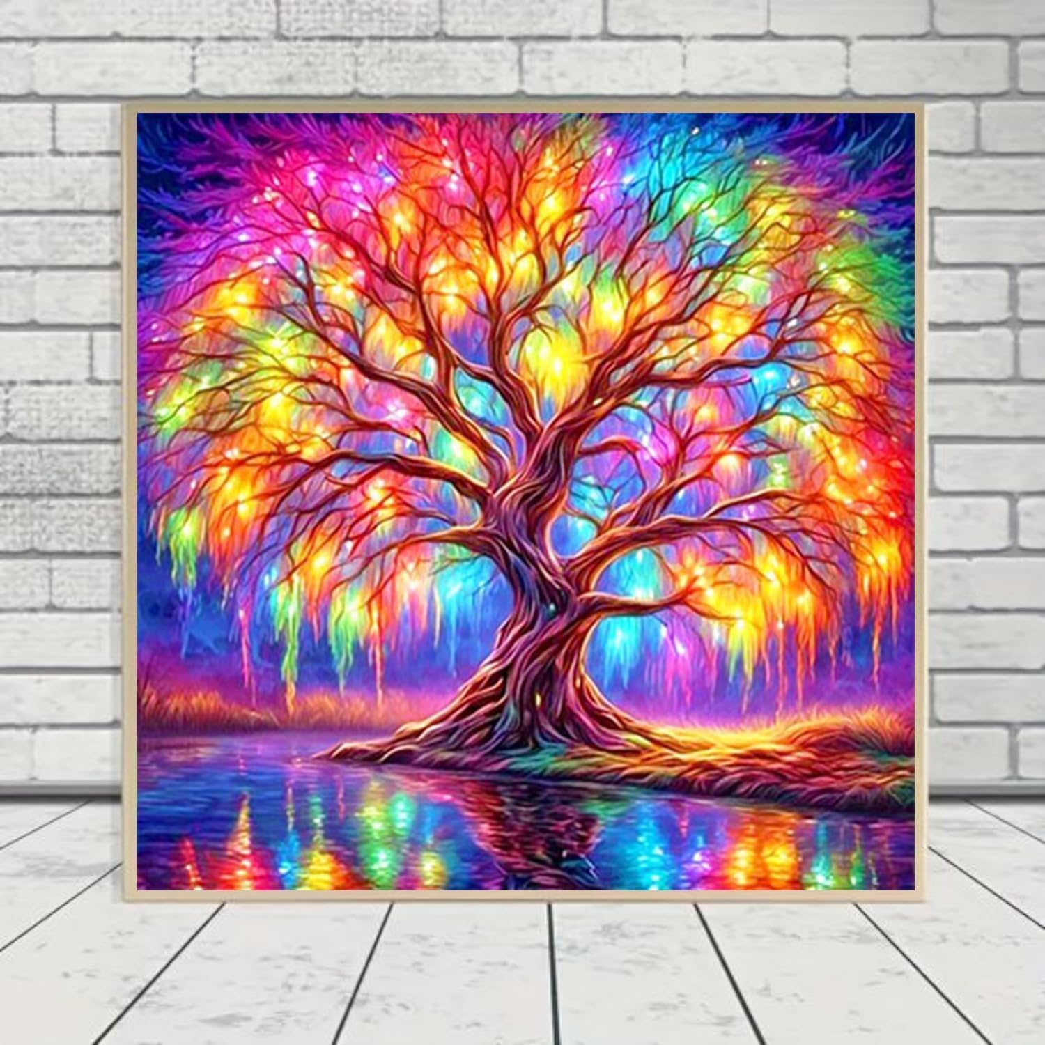 Suicune Tree of Life Diamond Painting Kits for Adults,Full Drill Diamond Art Kits for Beginners,Round 5D DIY Diamond Dots Paintings, Diamonds Pictures Gem Art and Crafts Home Decor-image-47