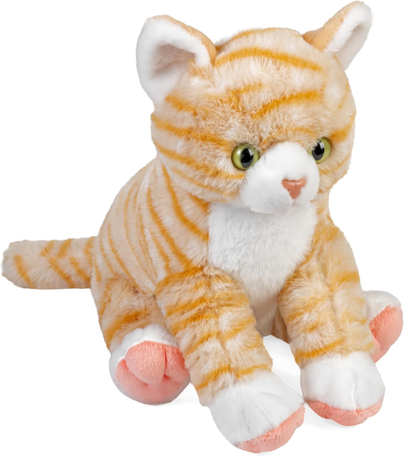 Wild Republic Cuddlekins Orange Tabby Cat, Stuffed Animal, 12 Inches, Plush Toy, Fill is Spun Recycled Water Bottles