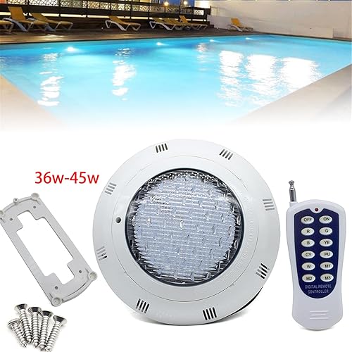 Miniatura 4 de Luz de piscina de 12 V 36 W subacuática con cambio de color LED RGB con luz LED sumergible remota impermeable LED luz de piscina enterrada