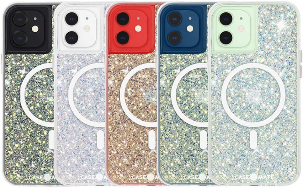 Case-Mate - TWINKLE - Case for iPhone 12 and iPhone 12 Pro (5G) - Compatible with MAGSAFE Accessories & Charging - 10 ft Drop Protection - 6.1 inch - Stardust