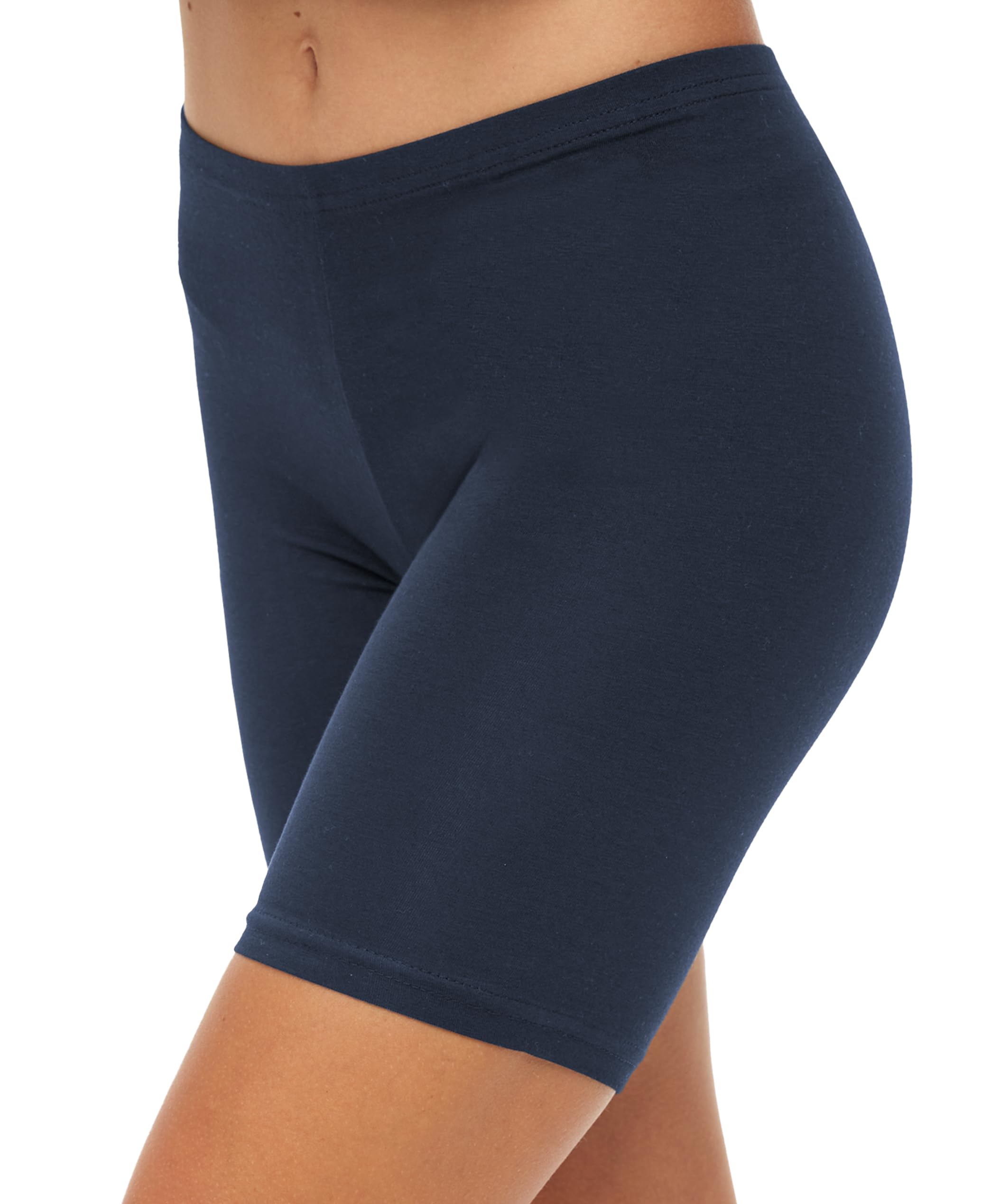Sexy Basics Womens Ultra Soft Yoga Bike Short | Stretch Boxer Briefs | Multi Packs