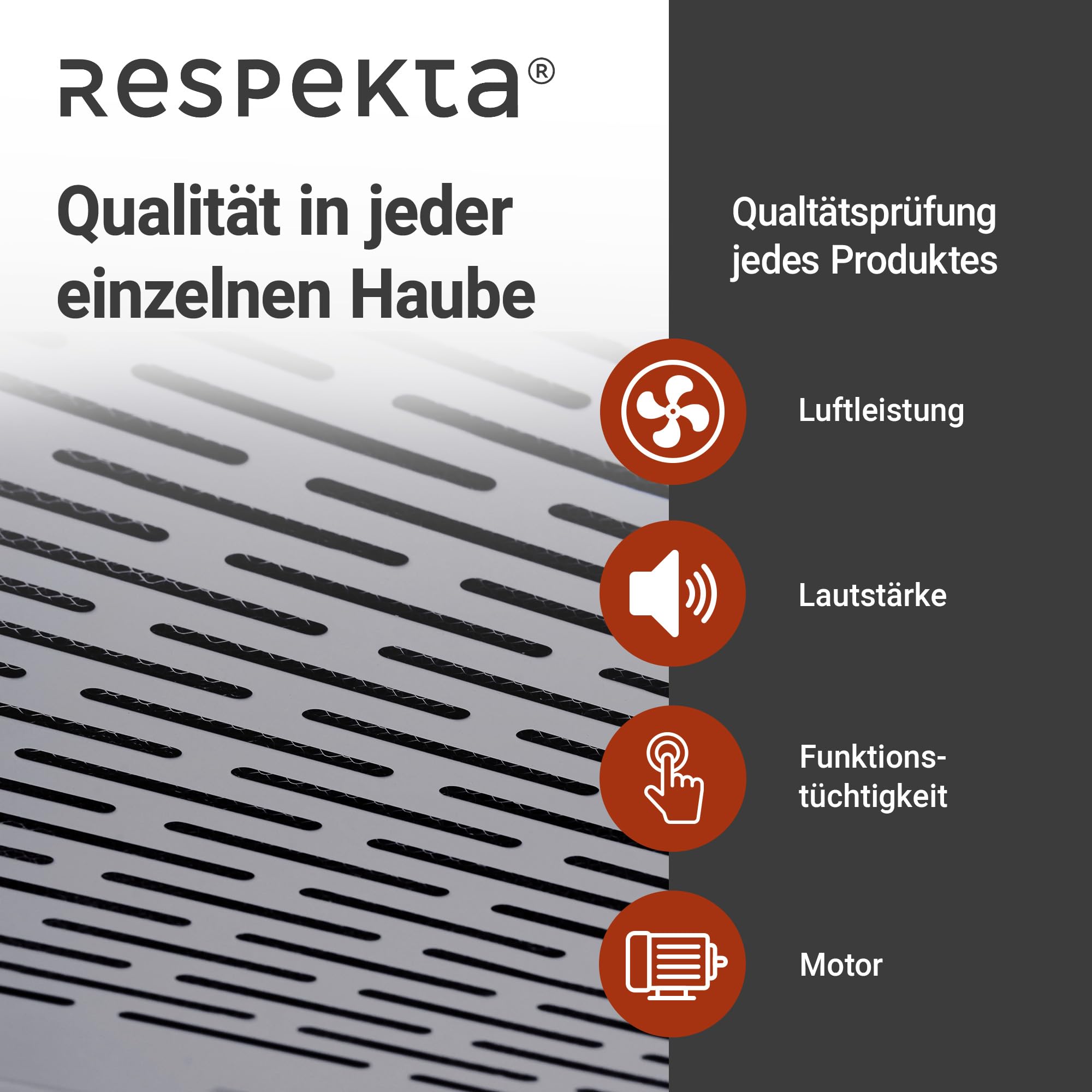 Respekta Okap kuchenny podszafkowy/Okap podszafkowy 50 cm/Metalowa obudowa o wyglądzie stali nierdzewnej/Funkcja wywiewu i recyrkulacji / DH540IXL / C / 52–68 dB